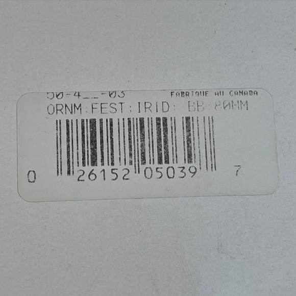 9 Vintage Barcana Festive Lights Shatterproof Bulb Covers Iridescent  80 mm - Picture 11 of 16